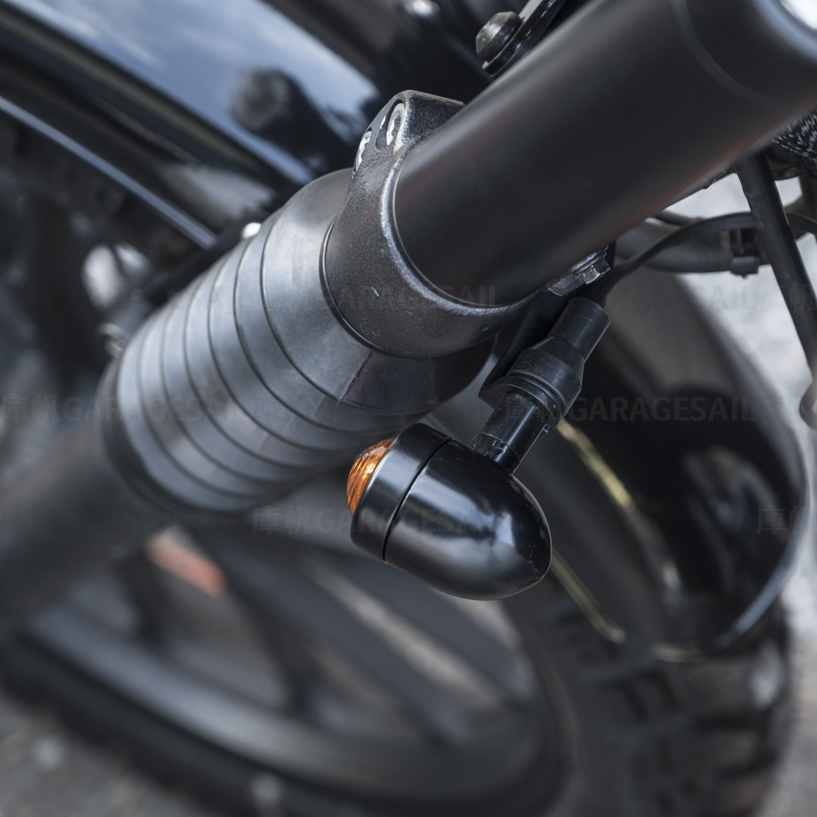 方向燈 小圓子彈 亮黑