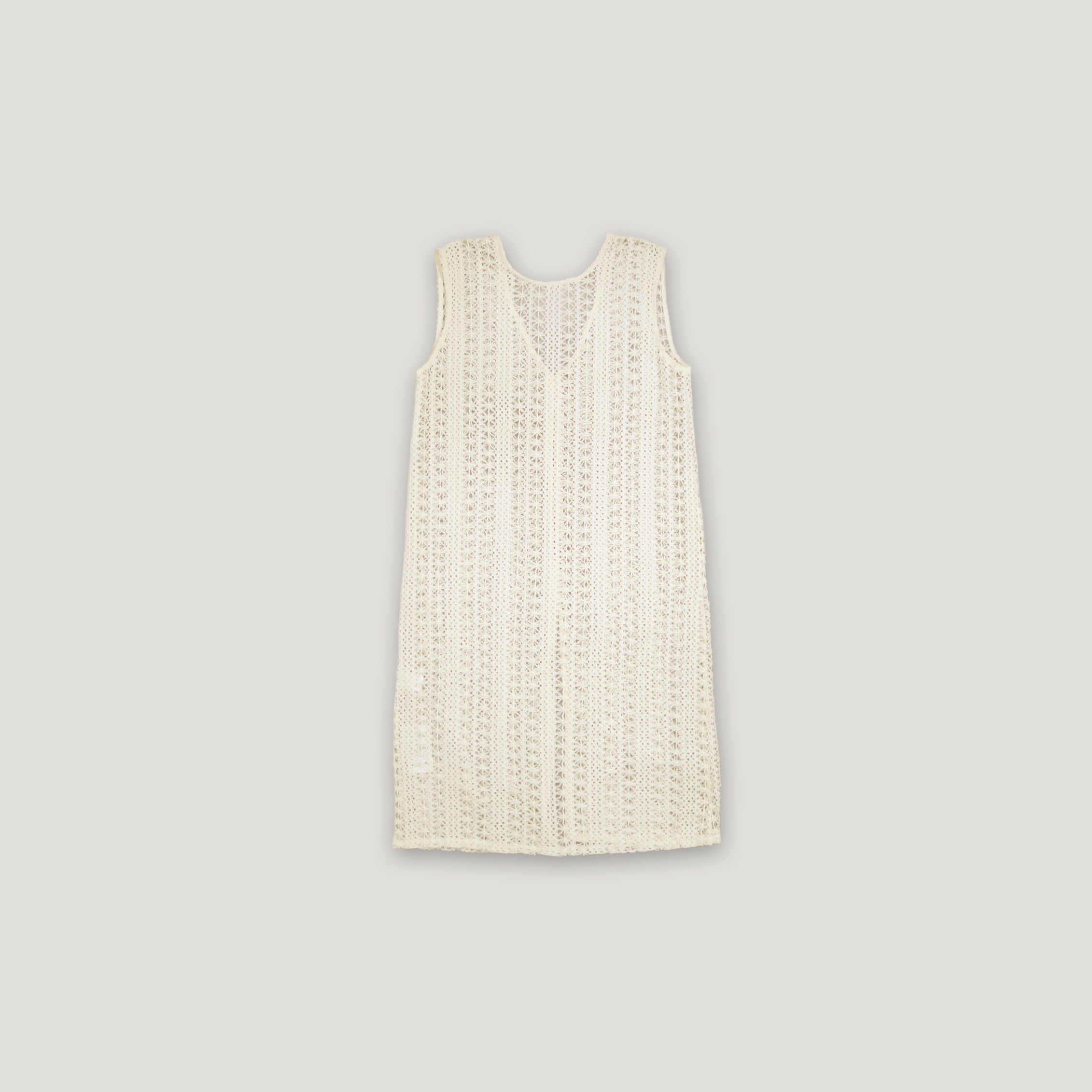 J.P.L. 斜襟前釦織花長罩衫 ╭ 2色 ╮