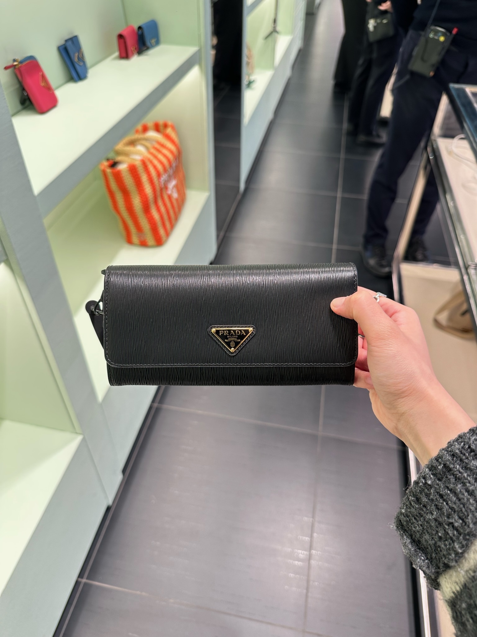 Outlet Prada Long Wallet