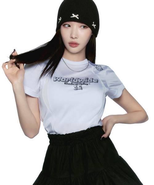 CODE GRAPHY - WORLDWIDE MESH TEE (3 COLORS)