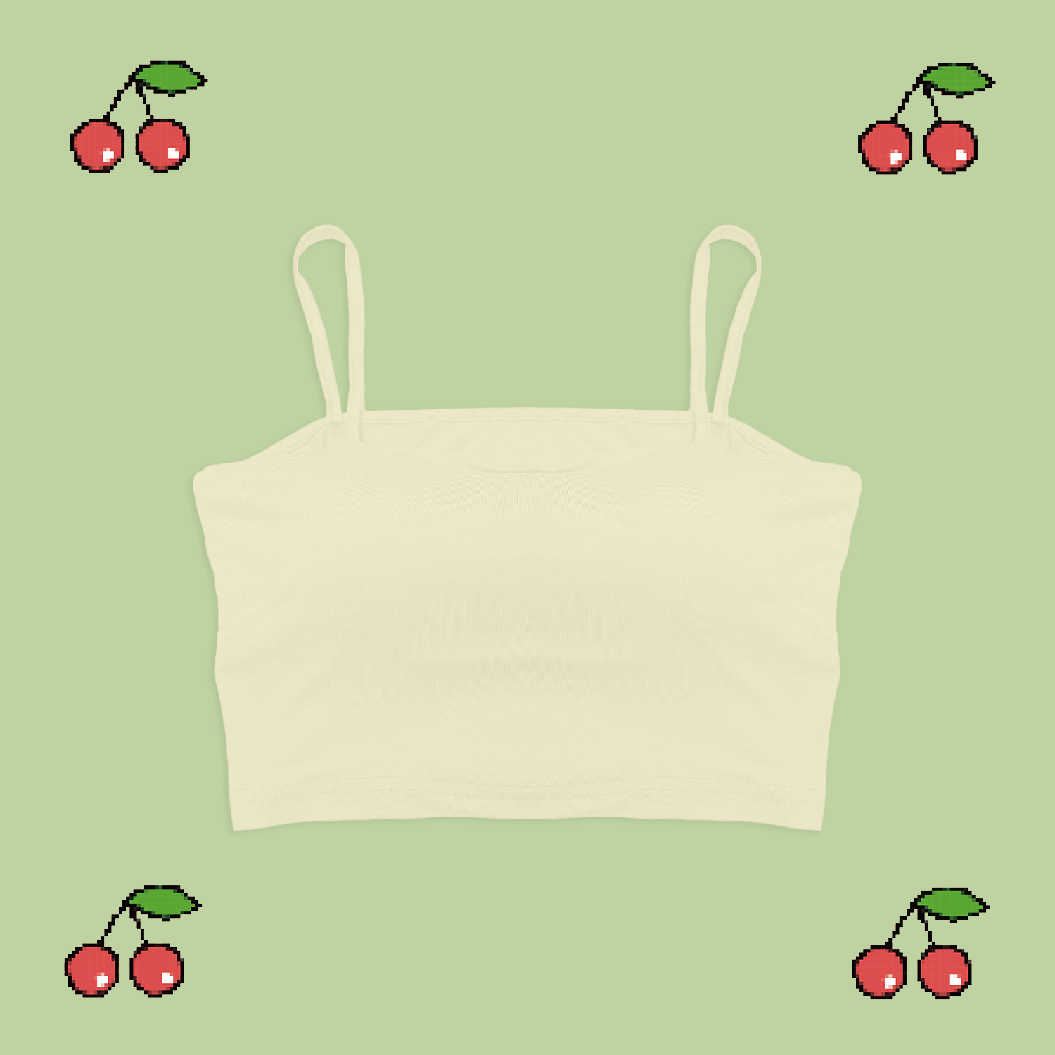 \ Bra Top / 糖果色莫代爾棉胸墊背心