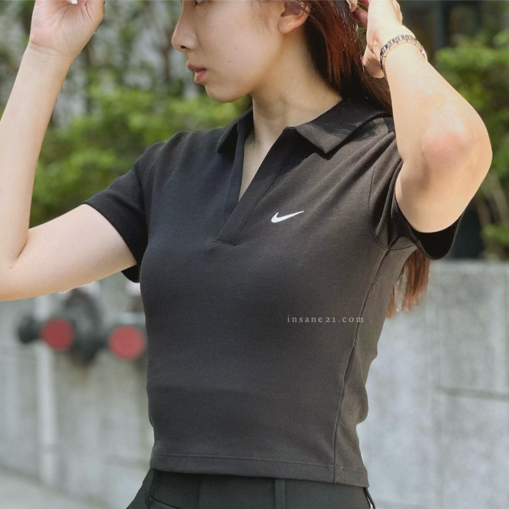 NIKE AS W NSW ESSNTL POIO 休閒 黑白 短袖 POLO領 女款 黑DV7885-010 // 白DV7885-133