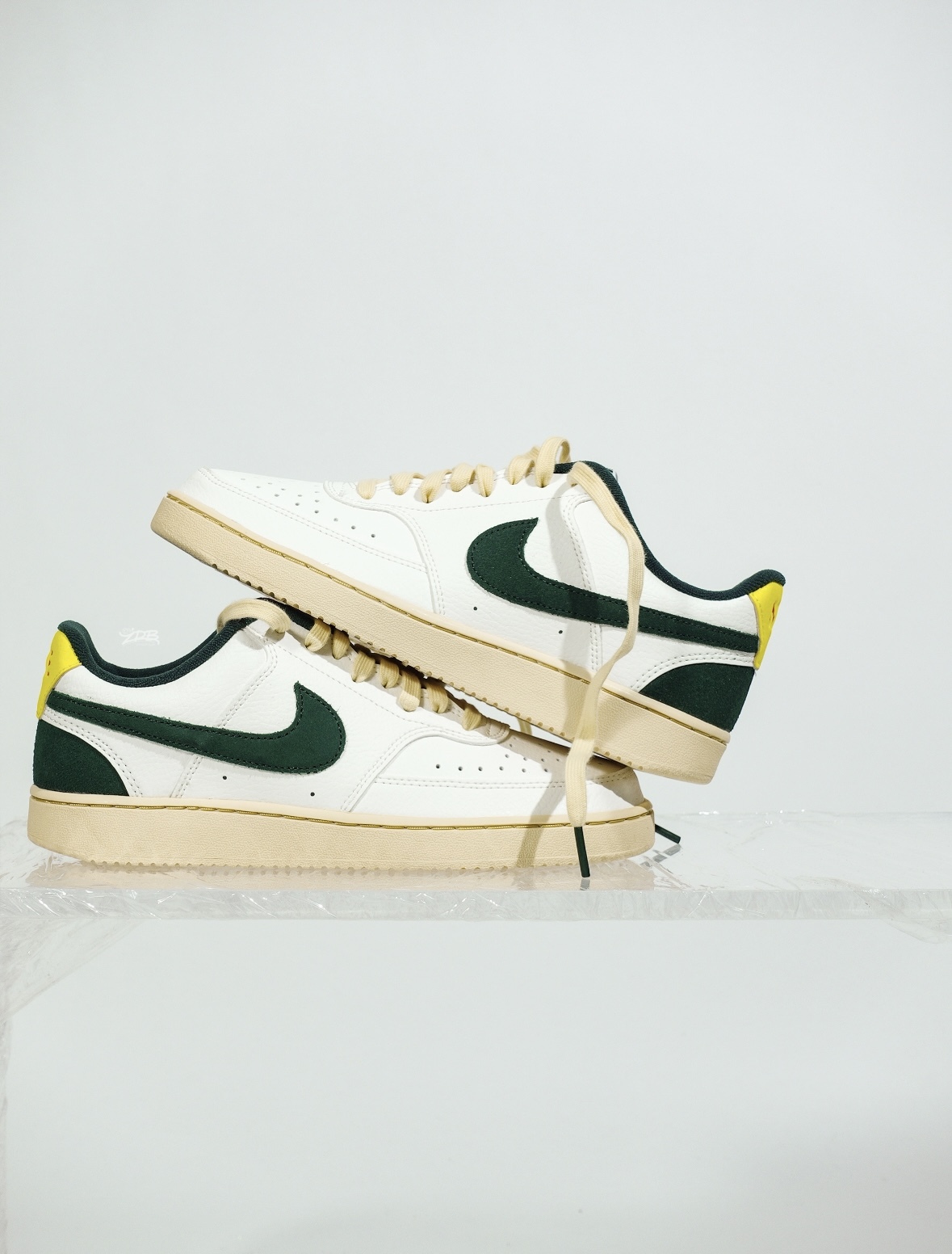 Nike Court Vision 復古奶油綠 墨綠色 皮革 男款 奶油底 FD0320-133/預購