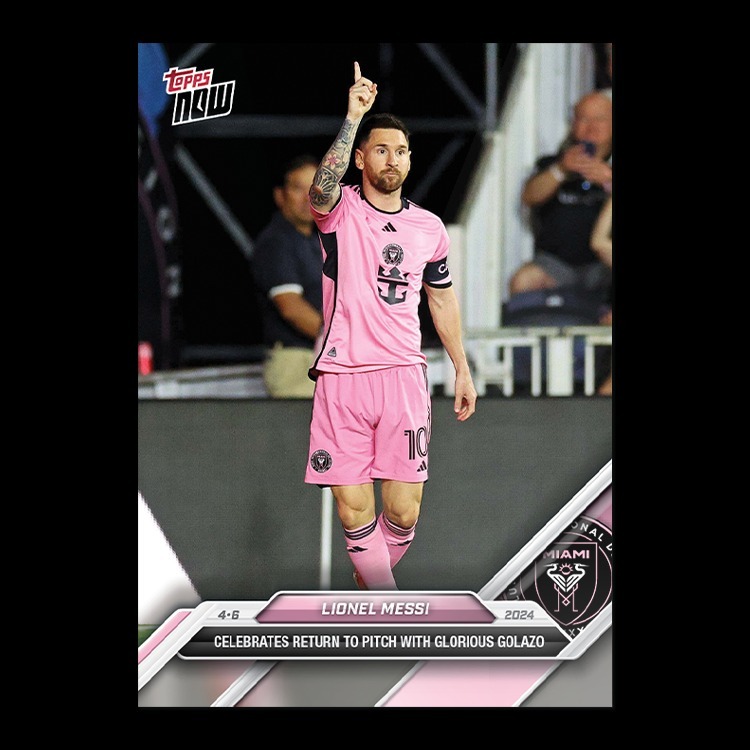 MLS球員卡 Lionel Messi - 2024 MLS TOPPS NOW® Card 31 - PR: 4085