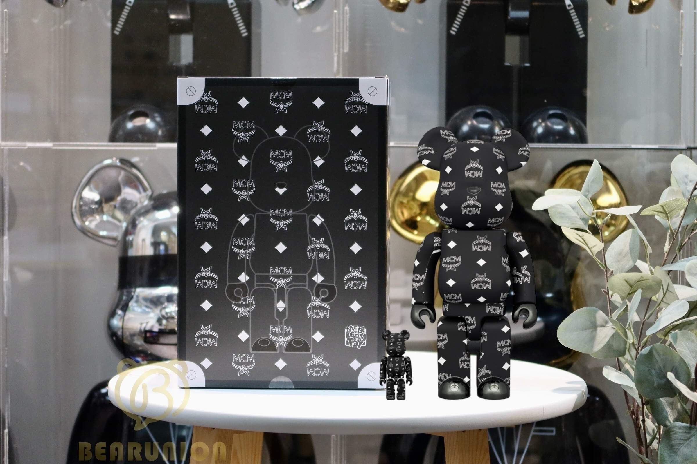 🎏預訂🎏Bearbrick 400% 100% MCM BLACK