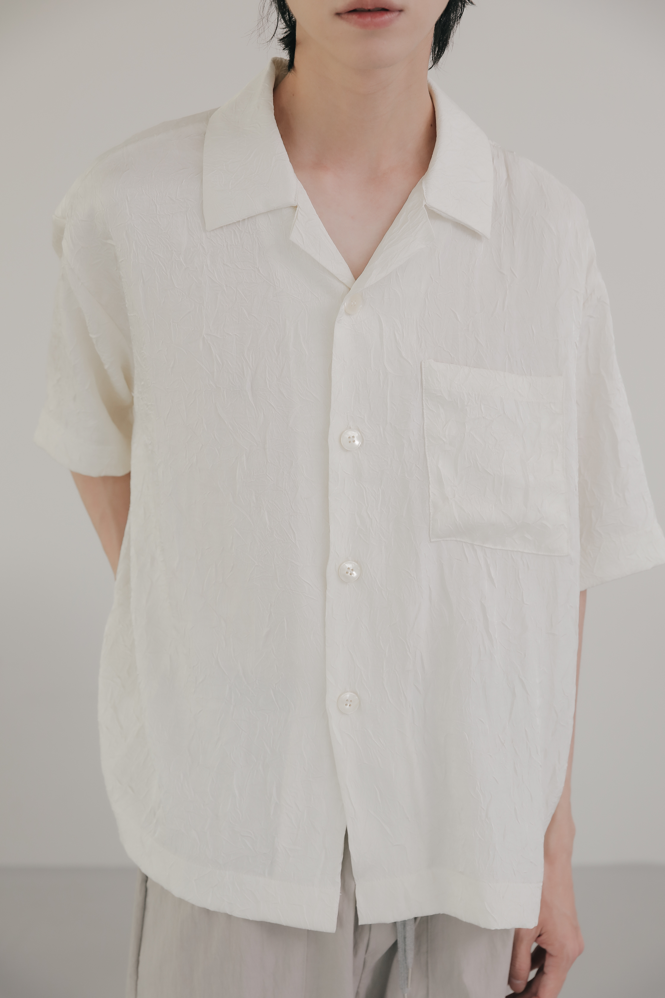 【itself】Utility Wrinkle Shirt #襯衫