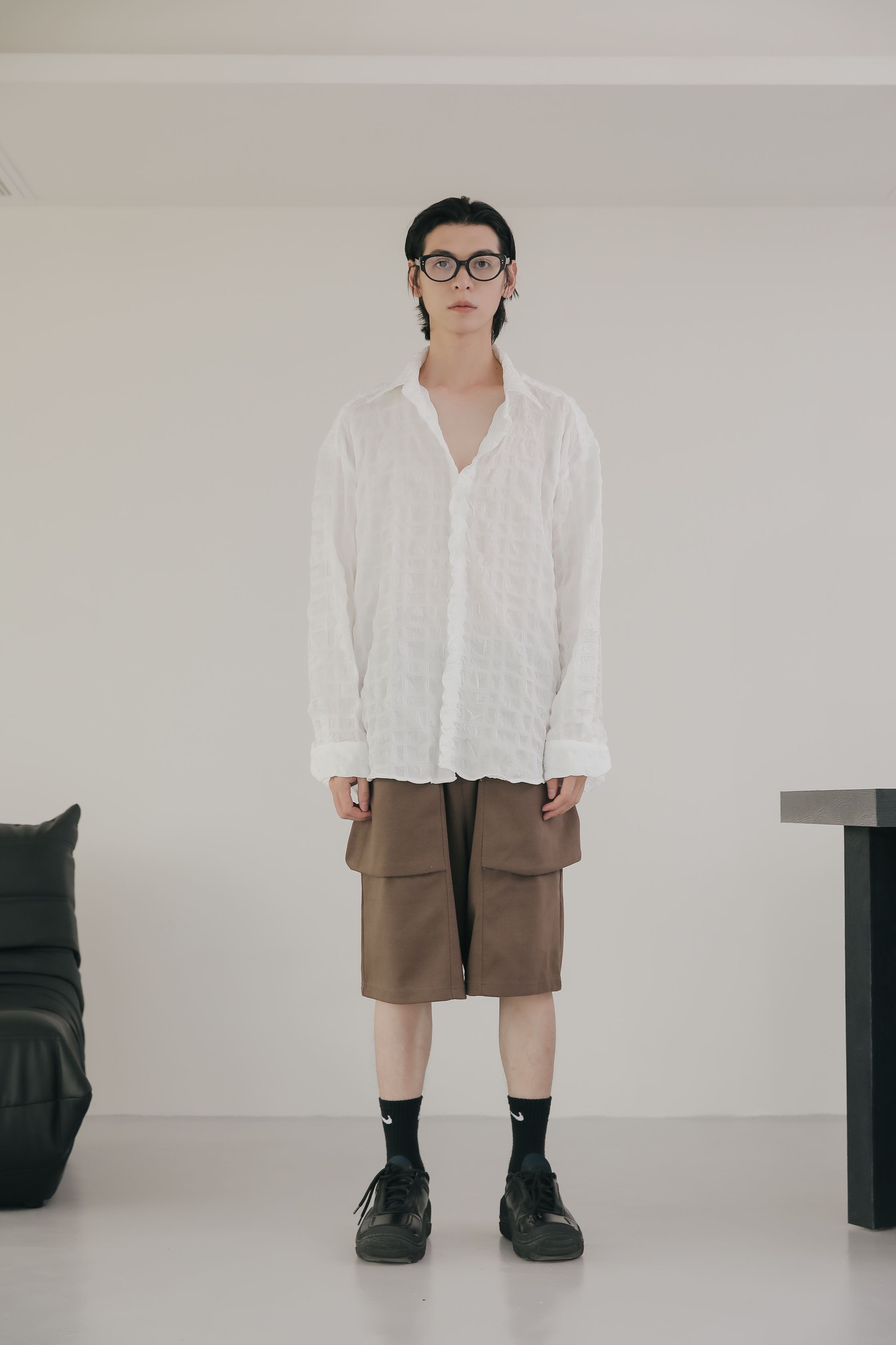 Wrinkle Check Shirt #長襯衫