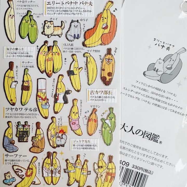 BANAO 大人的圖鑑 金箔壓印手帳貼紙｜日本Kamio