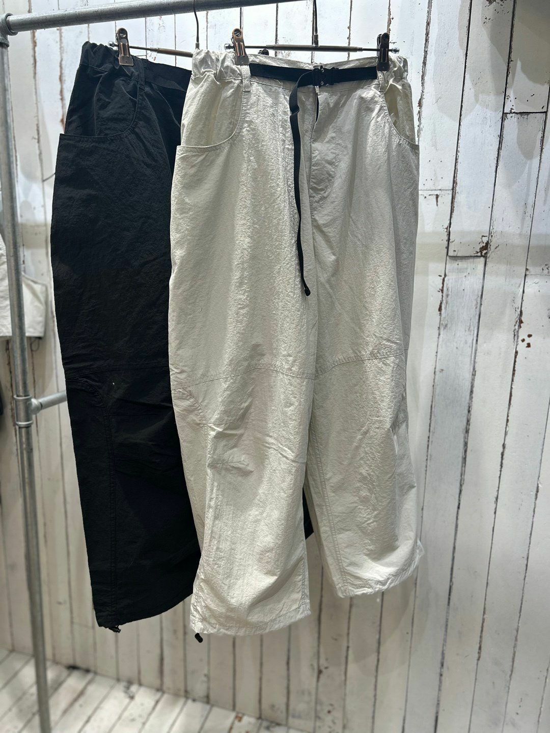 淨色拉鍊邊Balloon Pants FARMERS-011P