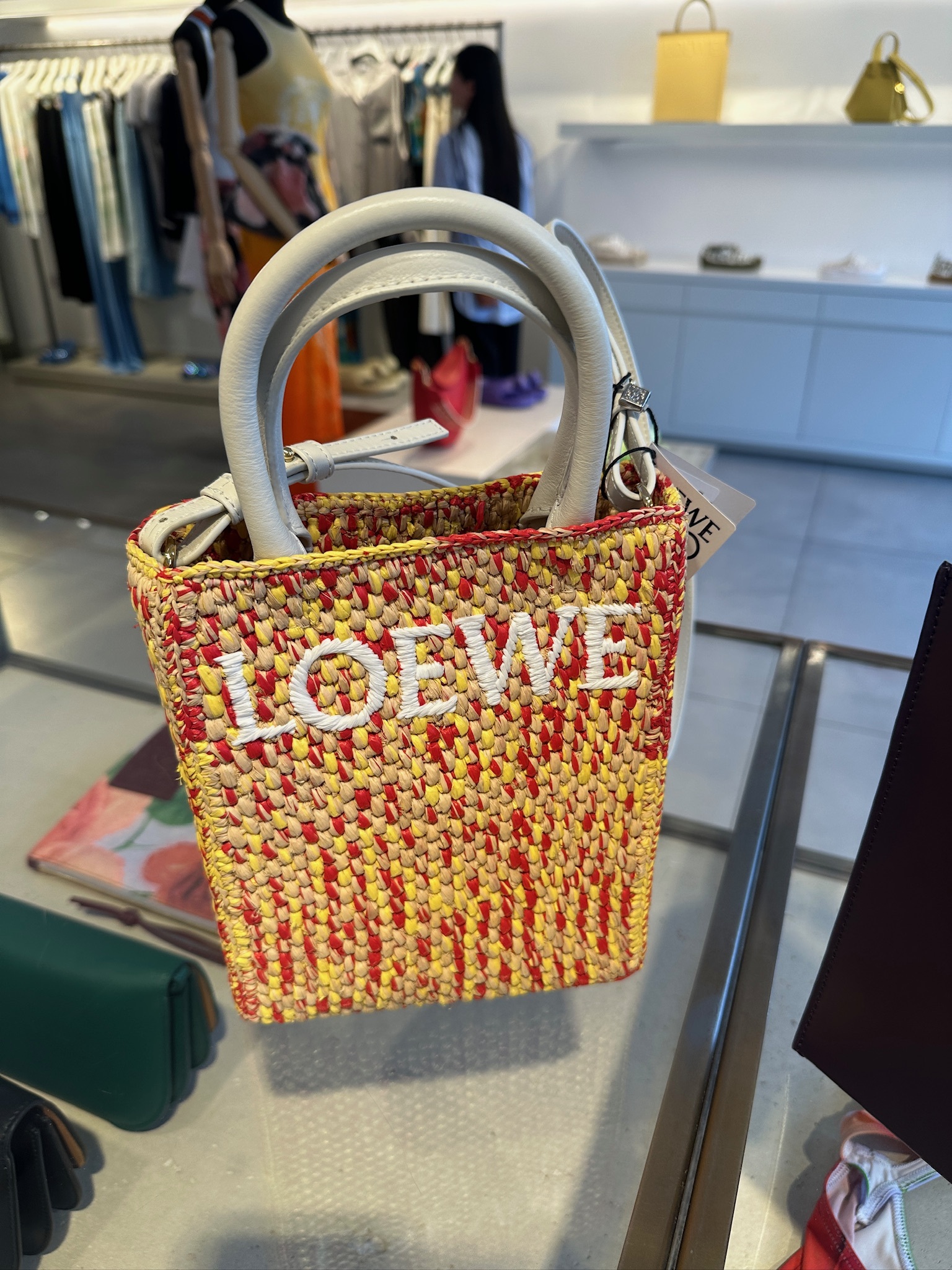 Loewe Standard A5 Tote bag in Multicolor
