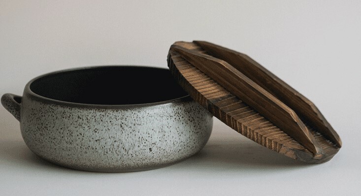 陶鍋-楓樹陶坊-大焗烤鍋+木蓋