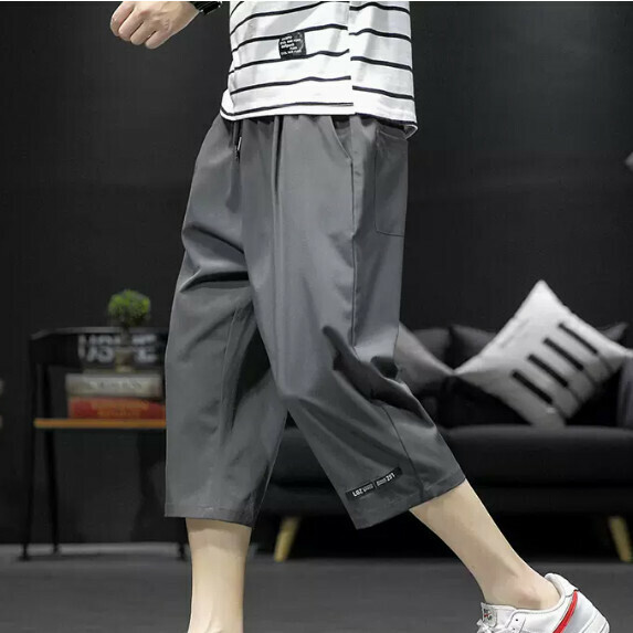 Summer cropped shorts for men (dark gray [size M_5XL] (contact customer service to confirm the shipping size after placing an order))