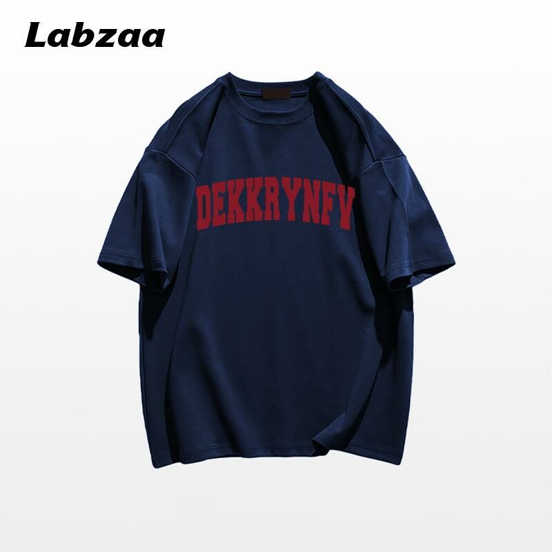 Casual loose short-sleeved T-shirt (M-3XL navy blue) [Please contact customer service to confirm the shipping size after placing an order]