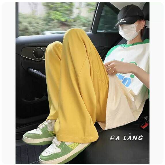 爆款速乾休閒西褲（黃色【M_2XL碼】（下單後聯繫客服確認發貨尺碼））