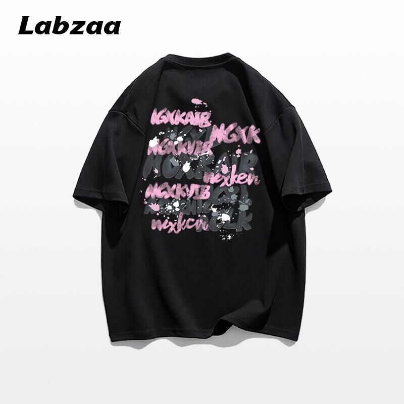 Casual loose short-sleeved T-shirt (M-3XL black) [Please contact customer service to confirm the shipping size after placing an order]