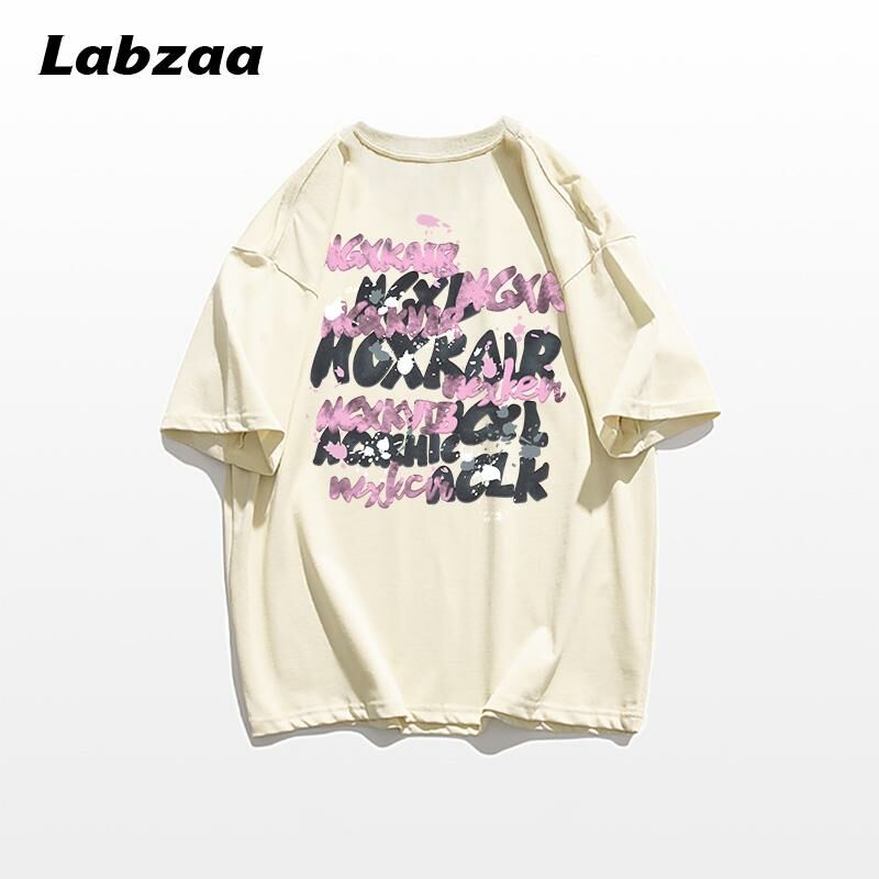 Casual loose short-sleeved T-shirt (M-3XL apricot color) [Please contact customer service to confirm the shipping size after placing an order]