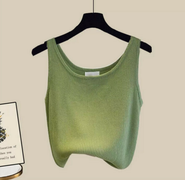 Women's Clothing - Vest #Single Piece (Green) (M-4XL) (Contact customer service to confirm size after placing an order) 