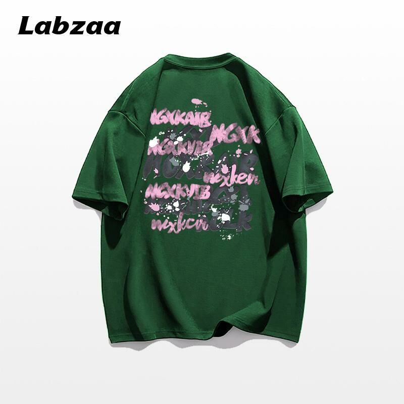 Casual loose short-sleeved T-shirt (M-3XL green) [Please contact customer service to confirm the shipping size after placing an order]