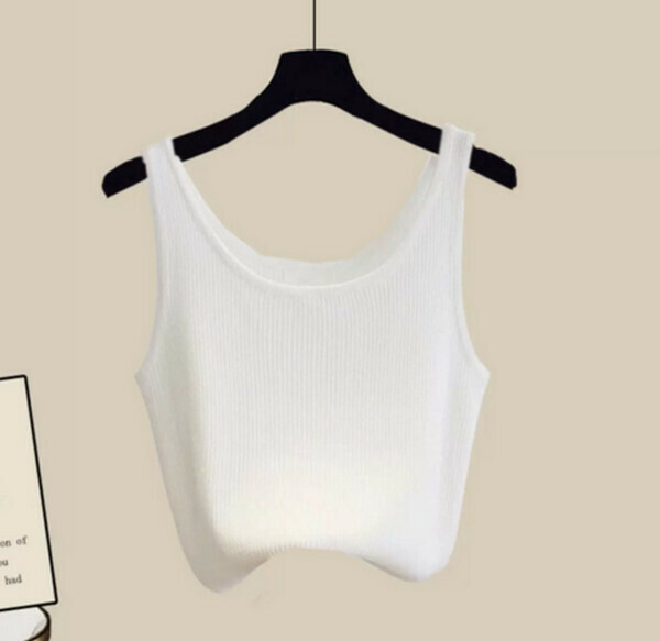 Women's Clothing - Vest #Single Piece (White) (M-4XL) (Contact customer service to confirm size after placing an order) 