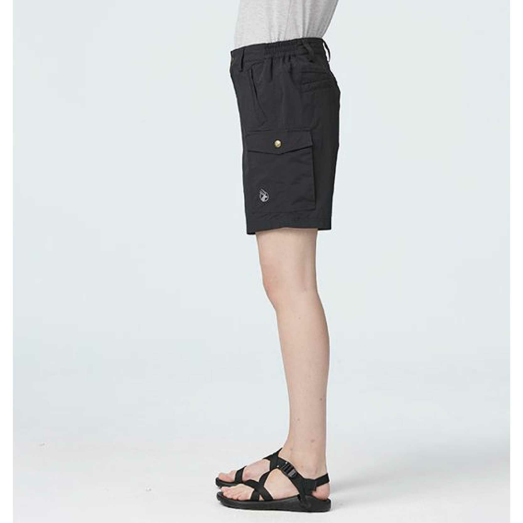 Wildland 荒野 透氣抗UV多袋工裝五分褲 女款(黑、綠) 抗UV/防潑水/短褲/登山/旅遊/日常/出國/戶外 20WB21381