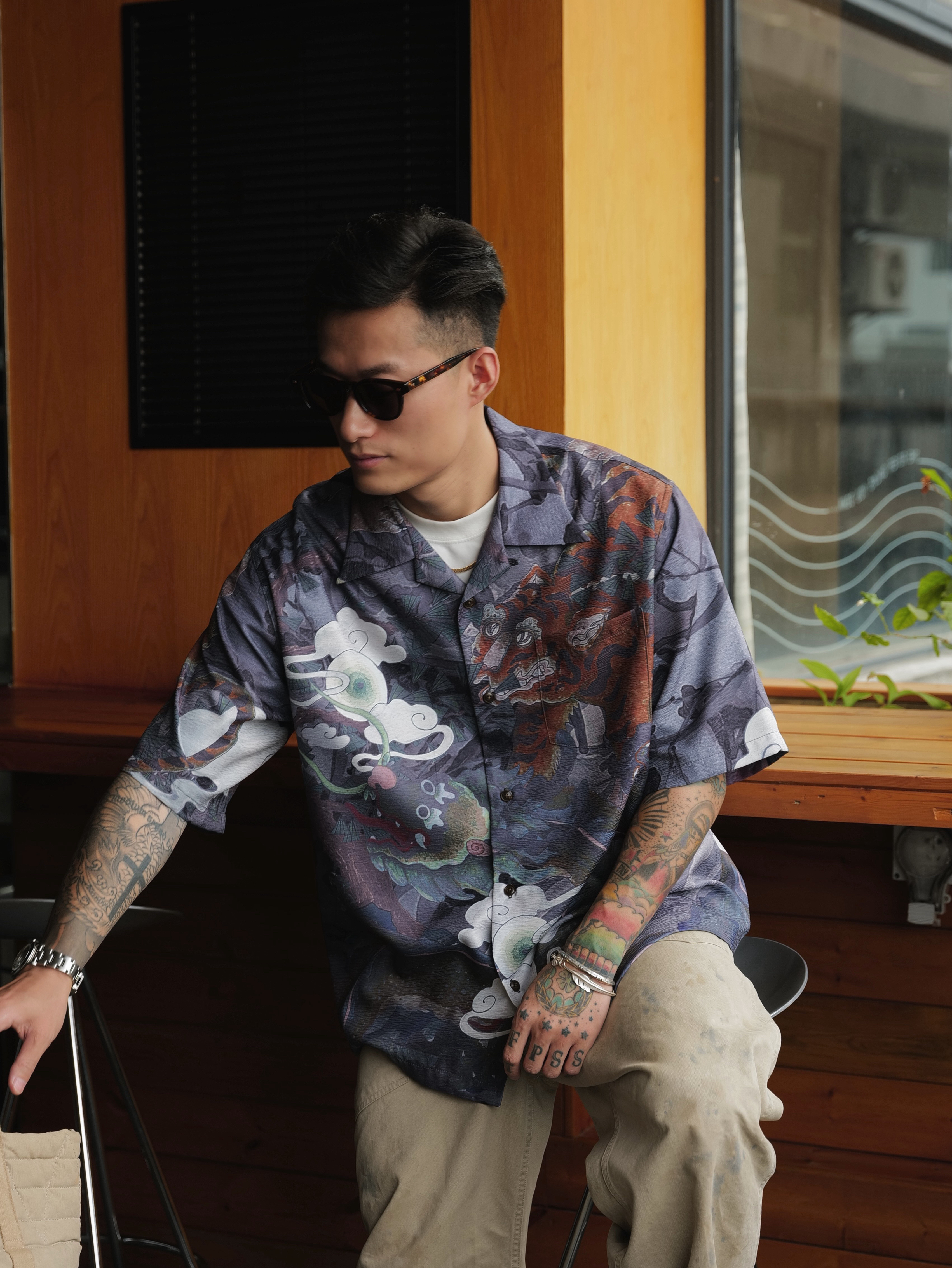 #預購 UNBENT 24SS 龍虎古巴領襯衫 兩色