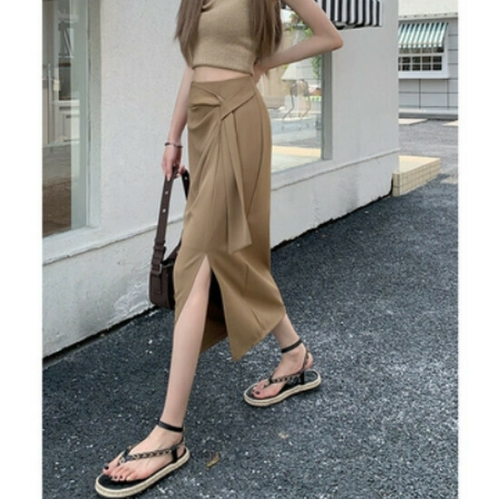 Hot Selling Irregular Strappy Skirt [Card Color] [S-XL Size] (Please contact customer service to confirm the delivery size after placing the order)