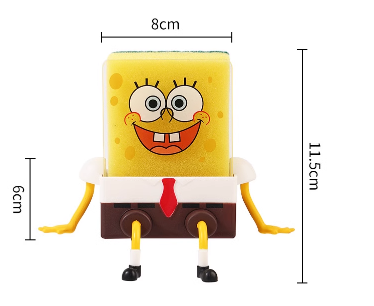 海綿寶寶瀝水架 + 1片木漿棉 (0.2kg)