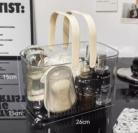 Epeiushome家用髒衣籃帶提把桌面收納盒 (0.5kg)