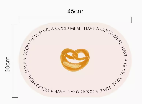 麵包皮餐墊ins風隔熱墊 (0.2kg)