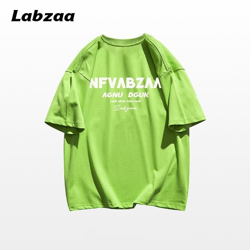 爆款休閒寬鬆短袖T恤( M-3XL碼 熒光綠）【下單後請聯絡客服確認發貨尺碼】