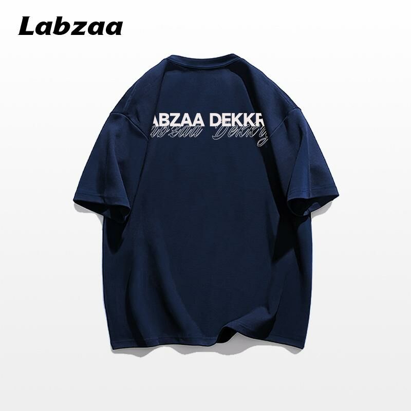 爆款休閒寬鬆短袖T恤( M-3XL碼 藏青色)【下單後請聯絡客服確認發貨尺碼】