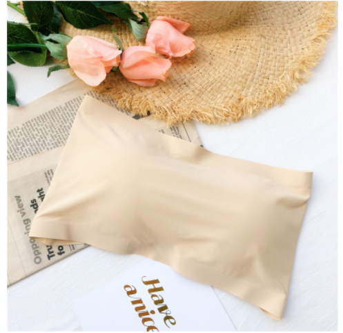 Strapless bandeau wrap base vest (apricot) (one size) 