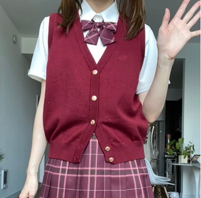 Women's Slim V-Neck Vest Cardigan Sweater (Red) (Size: S-XL) (Contact Customer Service to confirm the shipping size after placing the order)