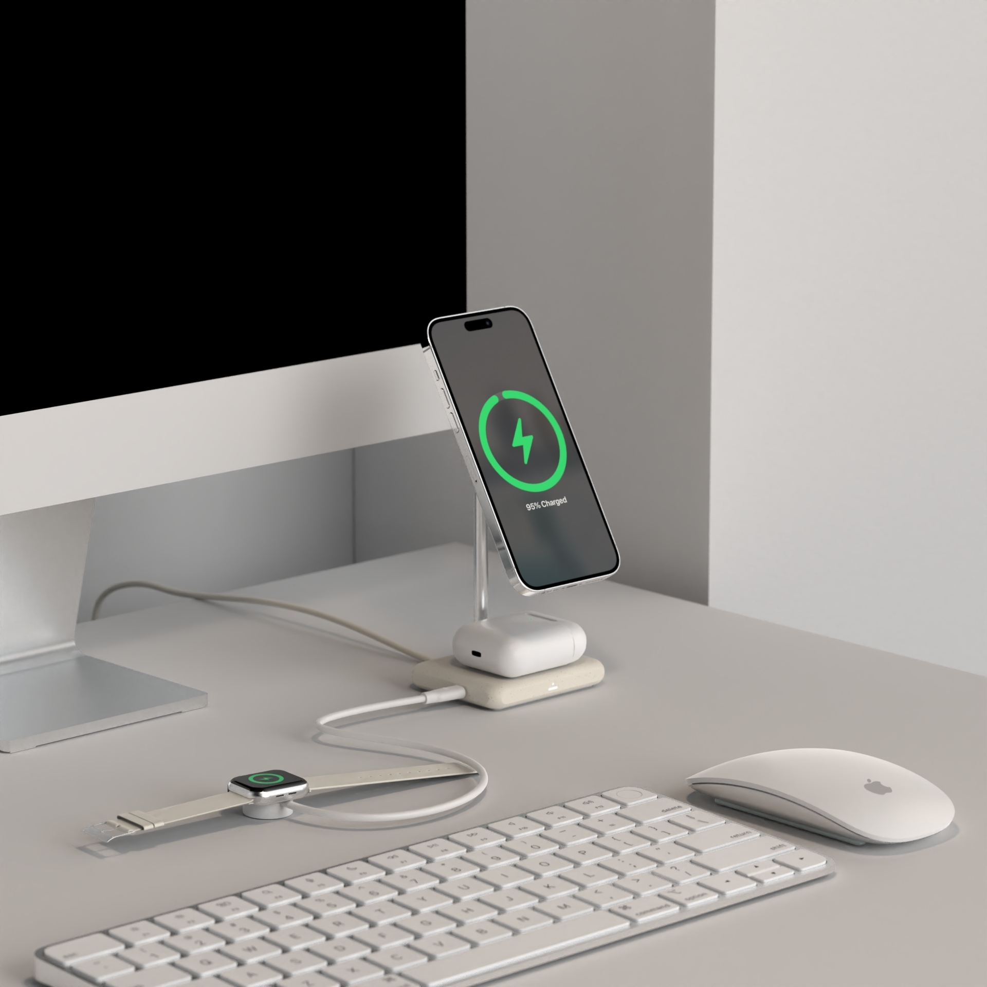 Allite | WQ1 2+1 磁吸無線充電座【Allite 官方授權經銷】