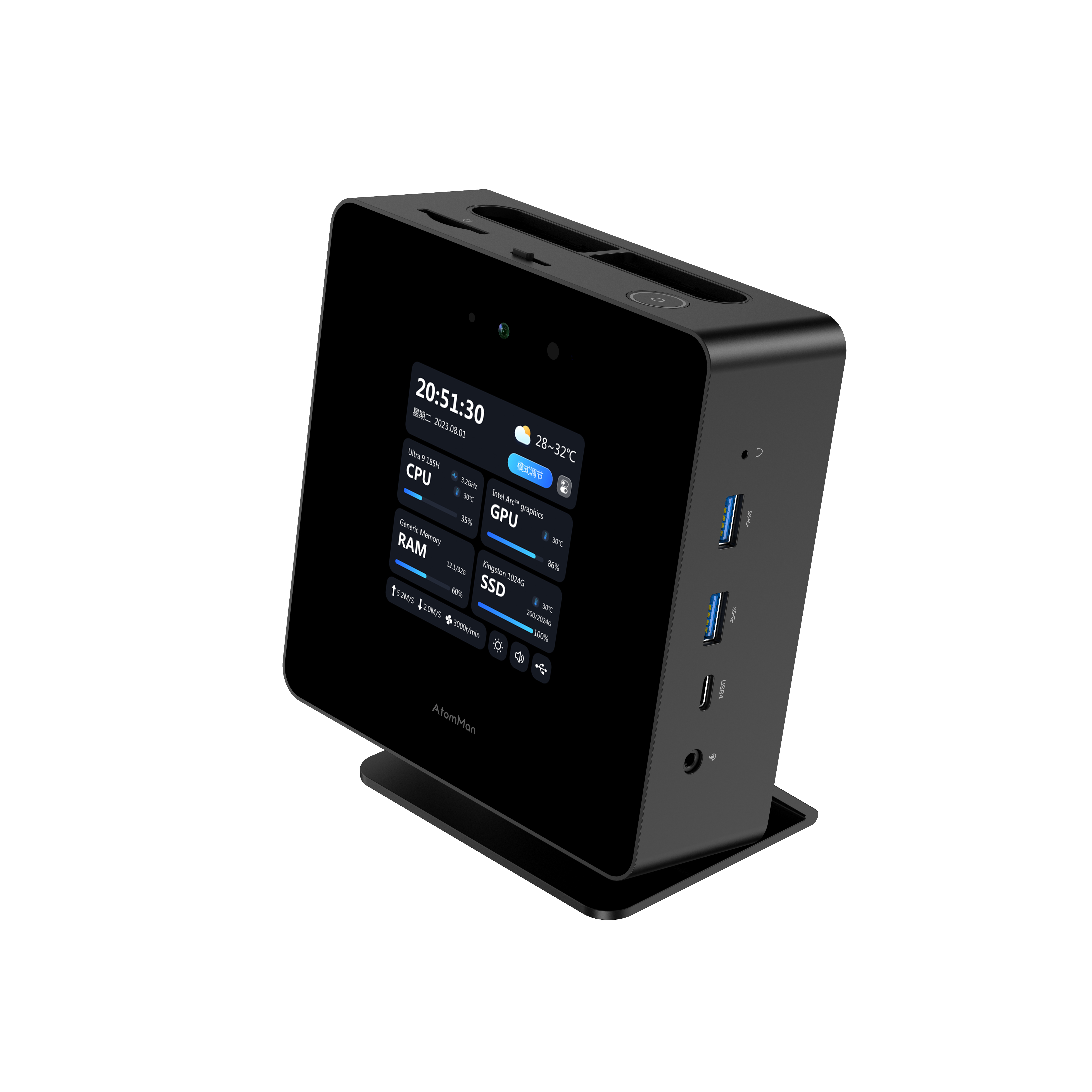 美品　コアultra 9 185H　AtomMan X7 Ti＆DEG1 セット Amazon.com: AtomMan X7 Ti Mini PC Core Ultra 9 Processor