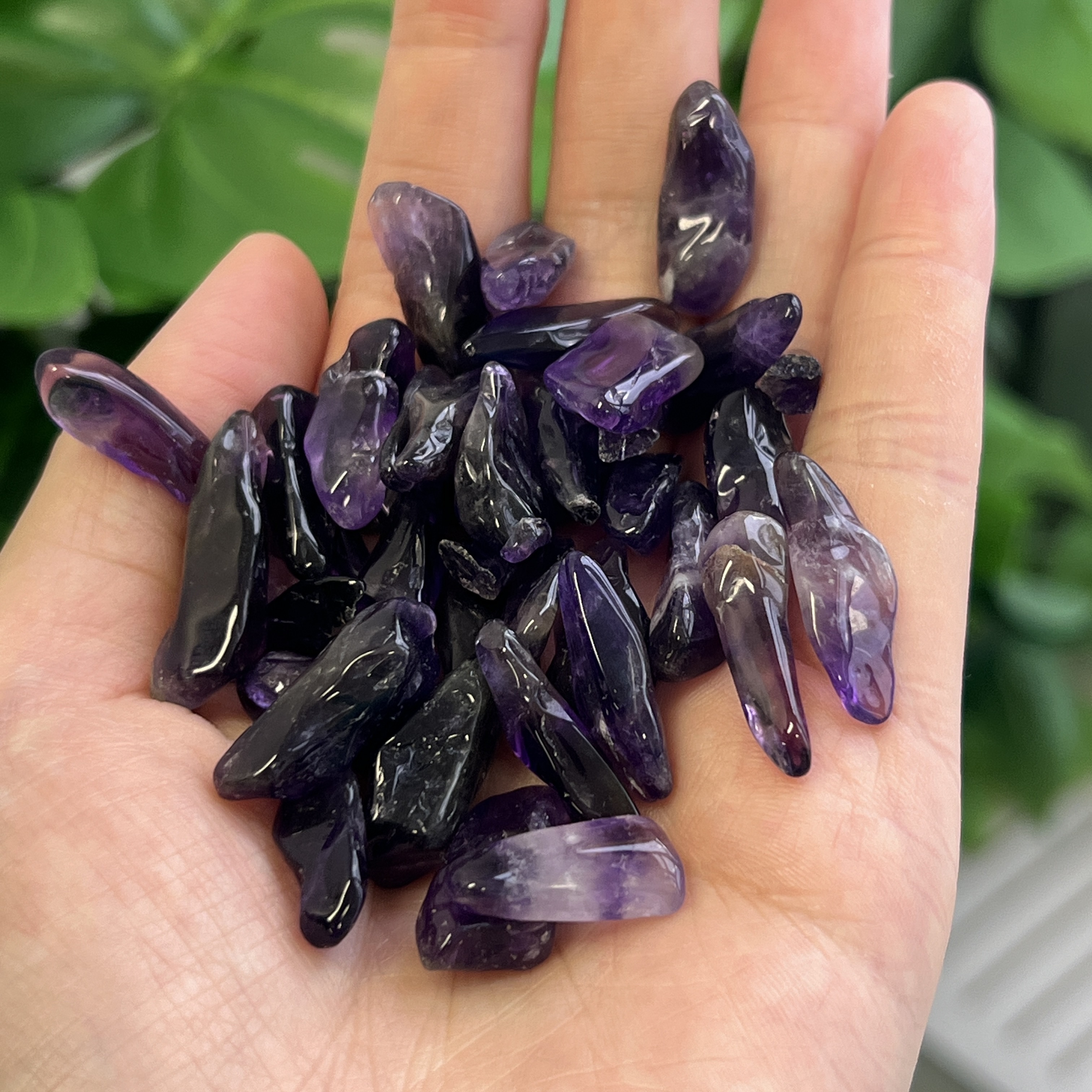 頂級紫水晶碎石70g