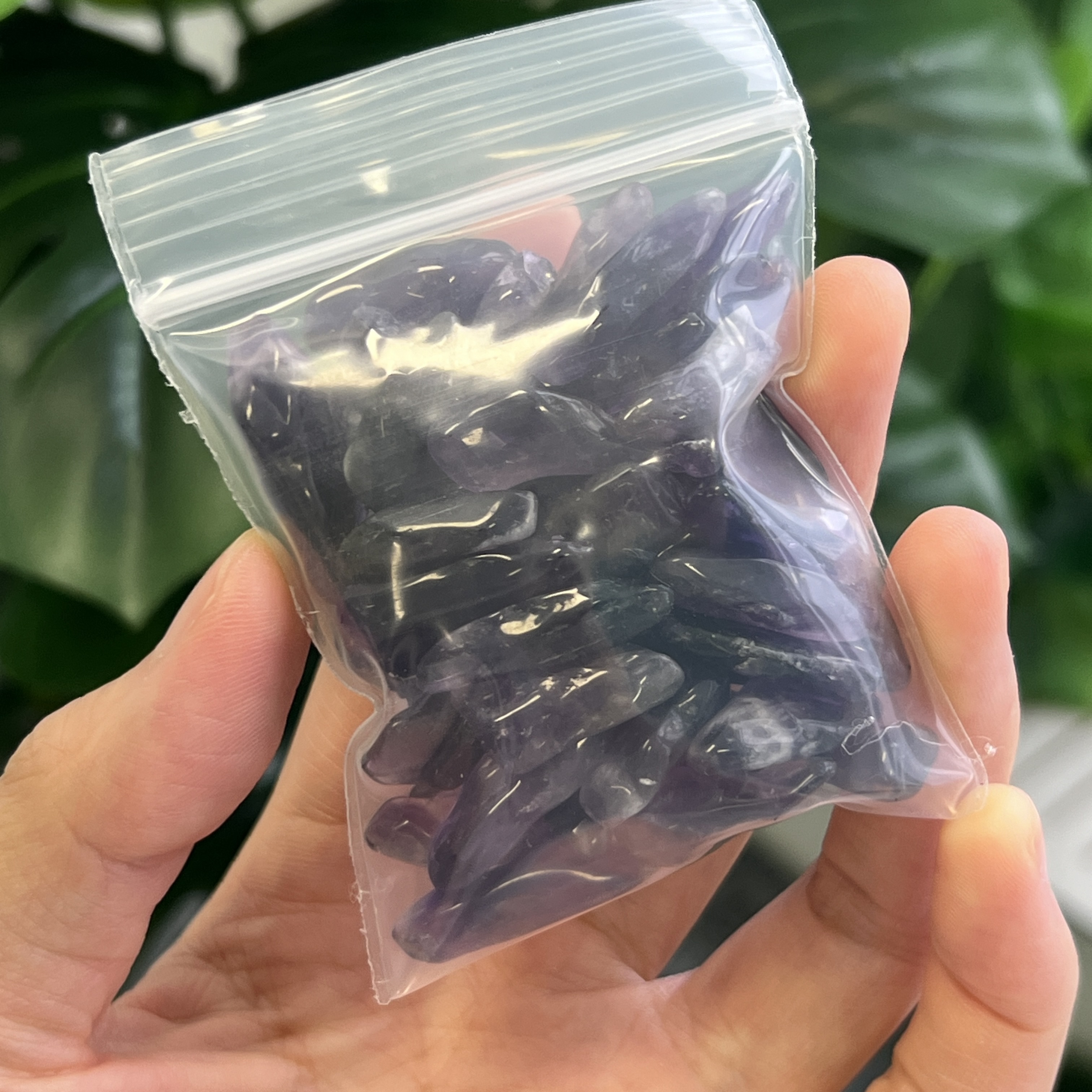 頂級紫水晶碎石70g