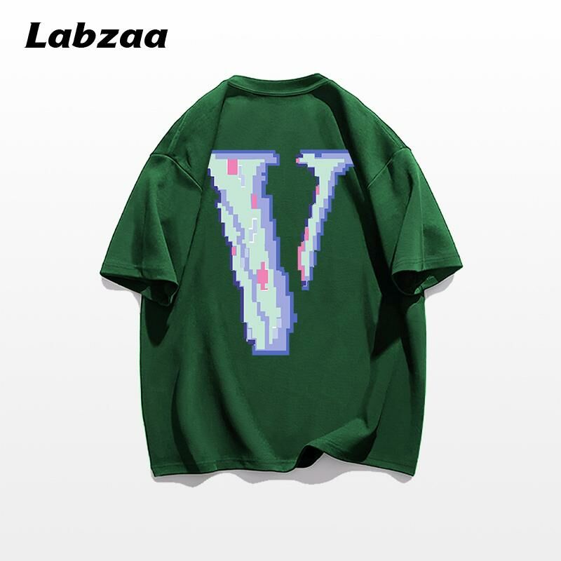 Casual loose short-sleeved T-shirt (M-3XL green) [Please contact customer service to confirm the shipping size after placing an order]