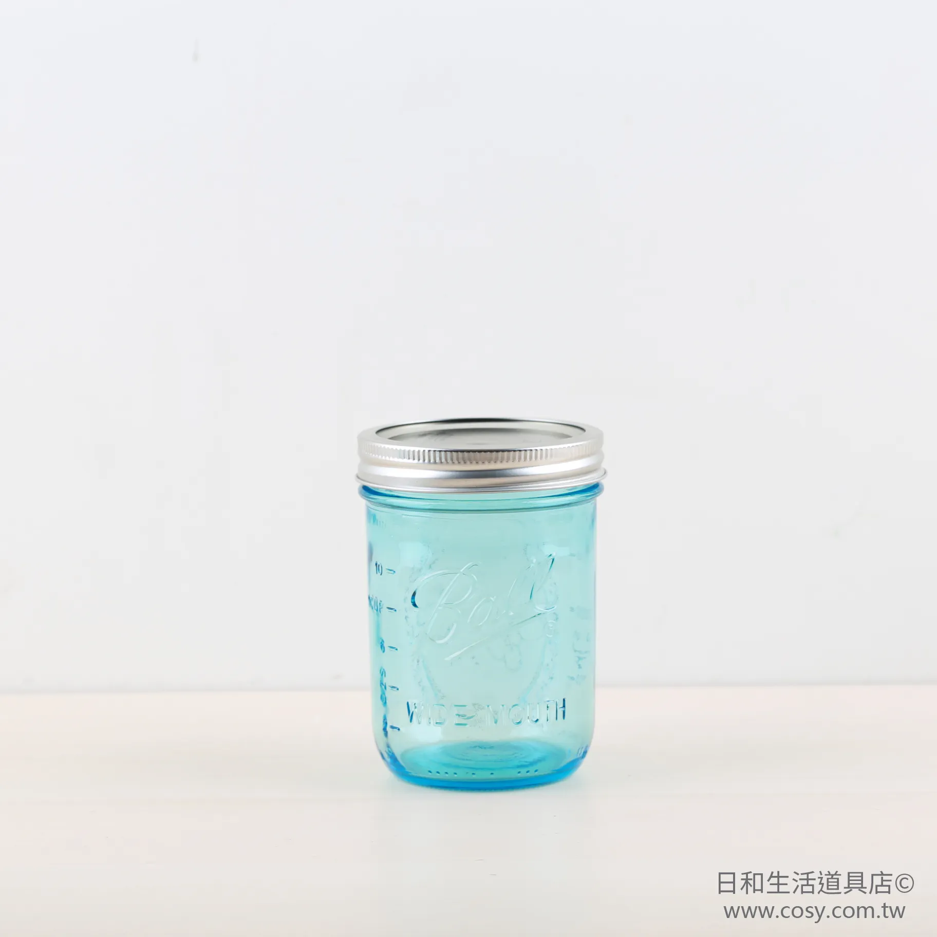 美國經典梅森罐 Ball (Mason Jars) Elite 系列 16oz 藍色 寬口徑(Wide Mouth)