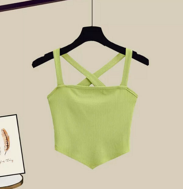 Spice Girl Camisole #Single Piece (Green) (M-4XL) (Contact customer service to confirm size after placing an order) 