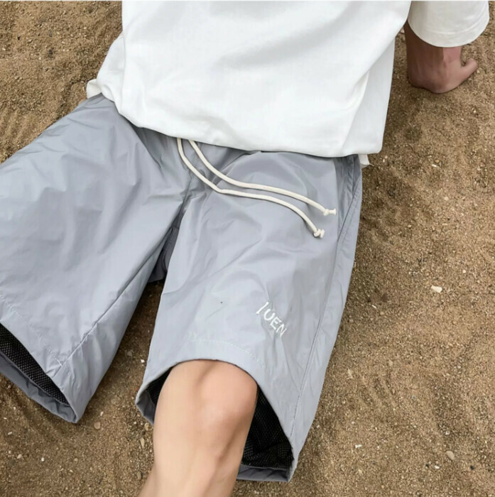 熱推速乾短褲（淺灰色M-5XL）（下單后聯繫客服確認發貨尺碼）