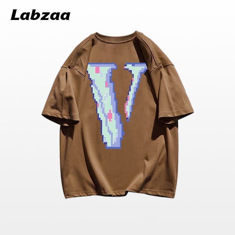 Casual loose short-sleeved T-shirt (M-3XL brown size) [Please contact customer service to confirm the shipping size after placing an order]