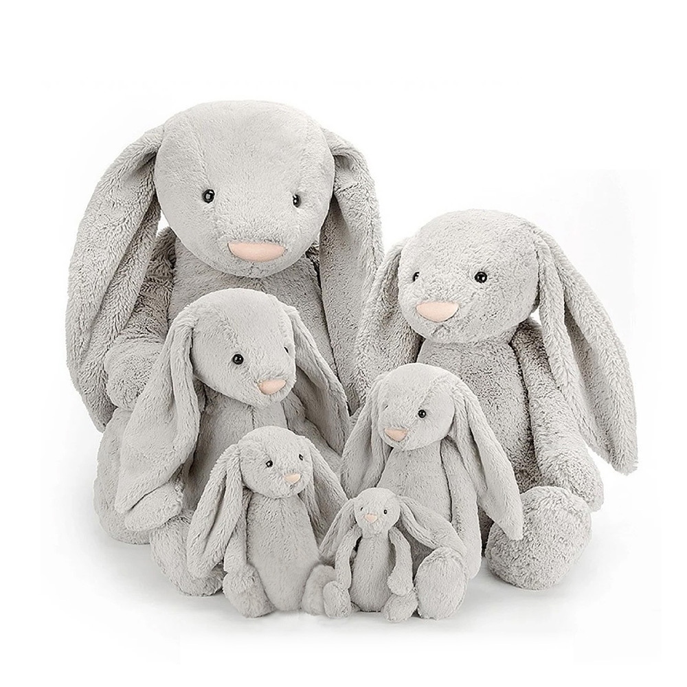 Jellycat Bashful Silver Bunny 雲灰銀兔
