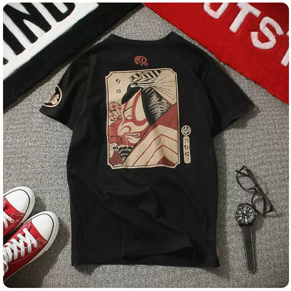 熱推短袖T恤男（黑色【M_5XL碼】（下單後聯繫客服確認發貨尺碼））