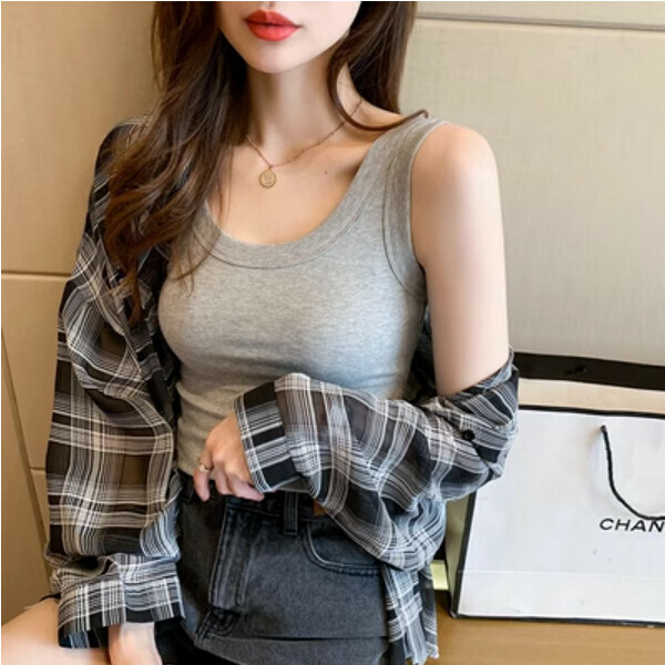 Vest (light gray) (size: S/M/L) (contact customer service to confirm size after placing an order)