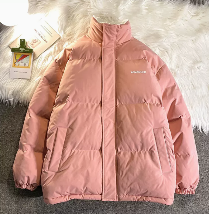 熱推冬季棉衣男士（粉紅色 尺碼：M-2XL）（下單後聯絡客服確認發貨尺碼）