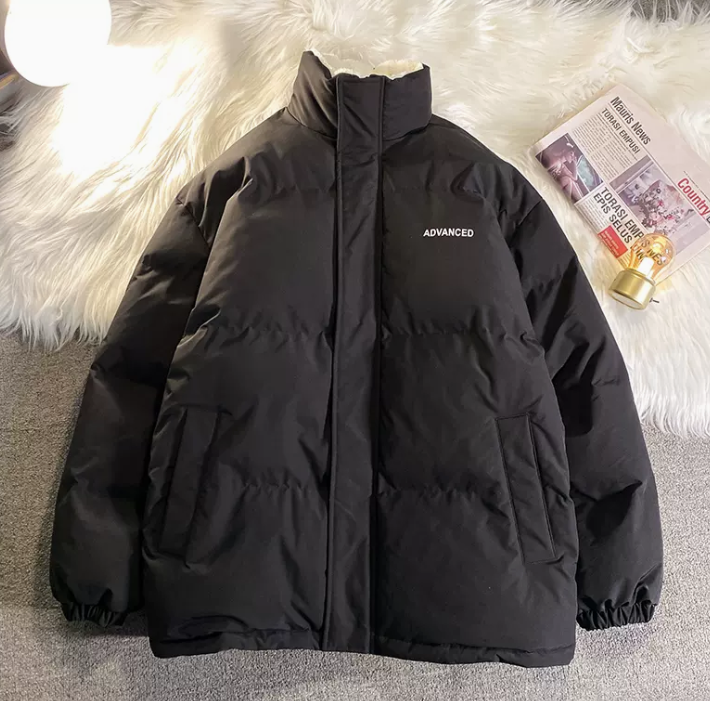 熱推冬季棉衣男士（黑色 尺碼：M-2XL）（下單後聯絡客服確認發貨尺碼）