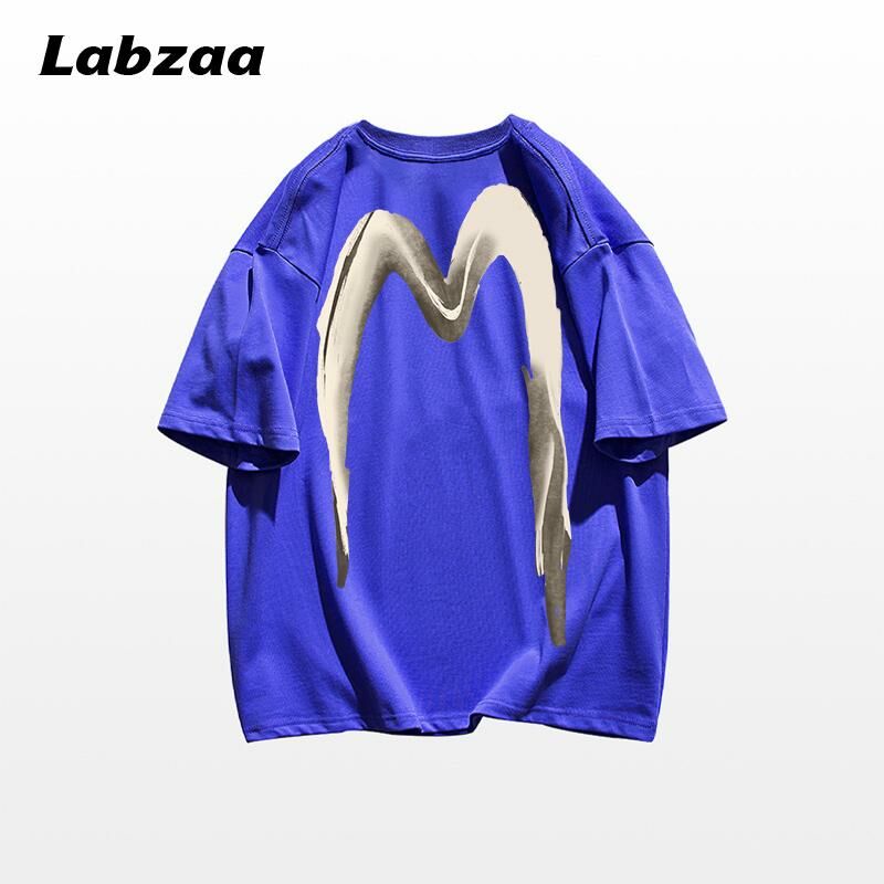 Casual loose short-sleeved T-shirt (M-3XL royal blue) [Please contact customer service to confirm the shipping size after placing an order]