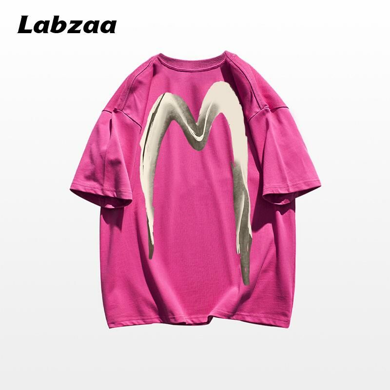 Casual loose short-sleeved T-shirt (M-3XL rose red) [Please contact customer service to confirm the shipping size after placing an order]