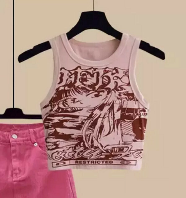 Women's Vest#Single Piece (Pink) (M-4XL) (Contact customer service to confirm size after placing an order) 